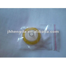 High precision acrylic round level vial